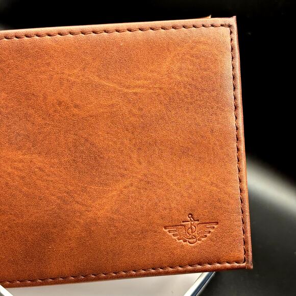 Dockers Men’s Genuine Leather Bifold Wallet 31DP220025 Tan Color NIB - Picture 5 of 17